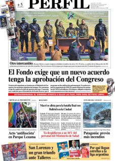 La tapa del Diario PERFIL del domingo 26 de enero de 2025