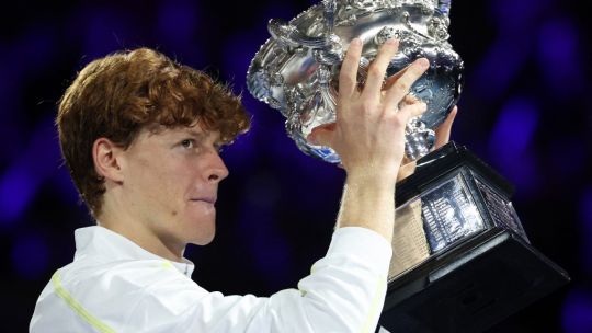 Sinner venció a Zverev en la final de Australia.