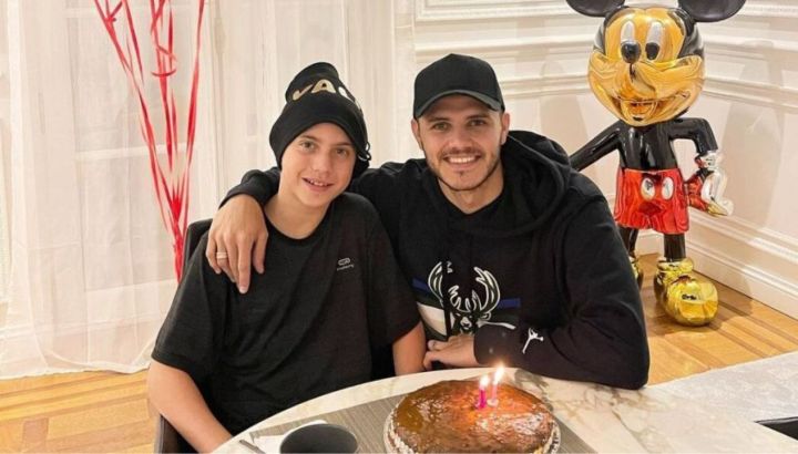 El inesperado saludo de Mauro Icardi por el cumpleaños de Valentino López 