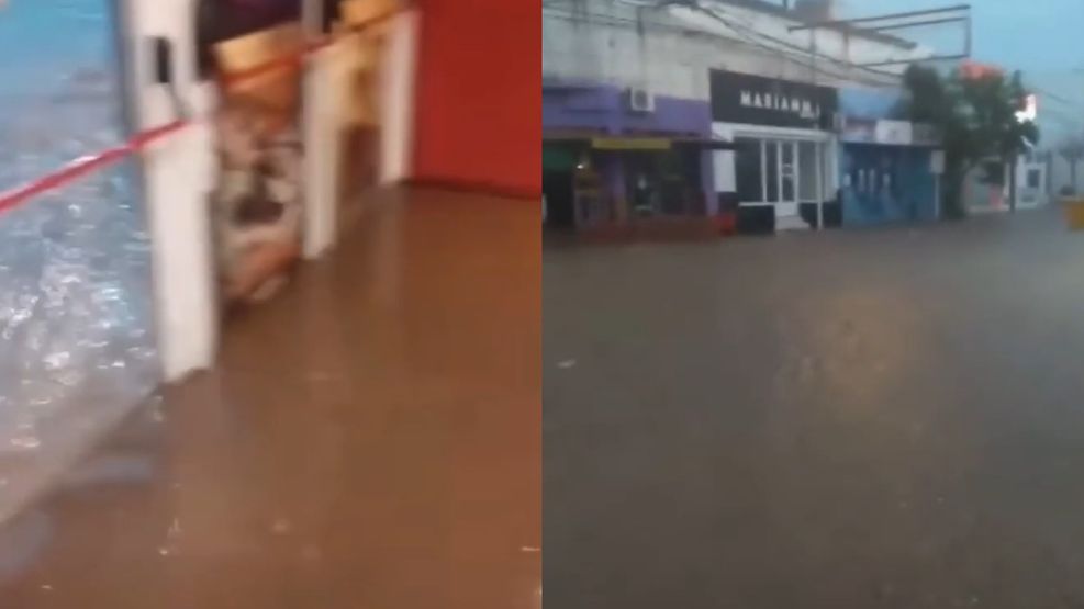 Inundación en Santa Rosa de Calamuchita