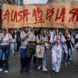Marcha por la salud pública. | Foto:Cedoc.