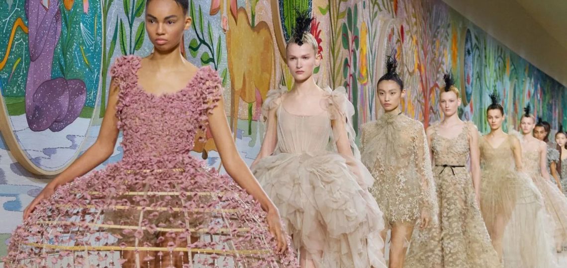 Dior deslumbra en la Alta Costura Primavera-Verano 2025 con una propuesta que celebra la feminidad y la artesanía