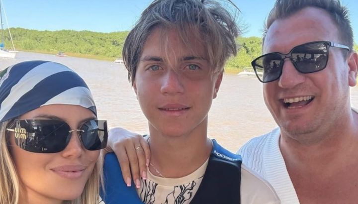 En su cumpleaños, Valentino López, el hijo de Wanda Nara y Maxi López, sorprendió a su novia con una emotiva declaración de amor