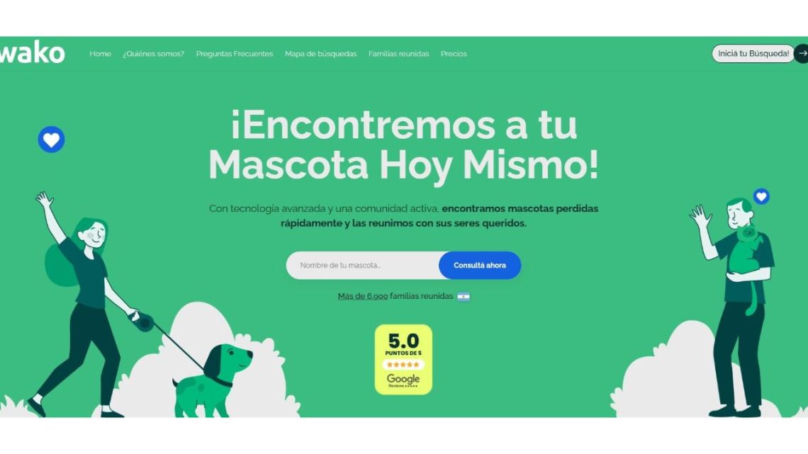 Encuentra a tu mascota perdida con Wako: Tecnología y comunidad al rescate