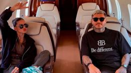 Icardi y La China en vuelo