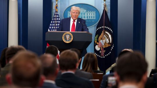 President Trump Holds Press Briefing