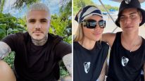 Mauro Icardi, Valentín López y Wanda Nara