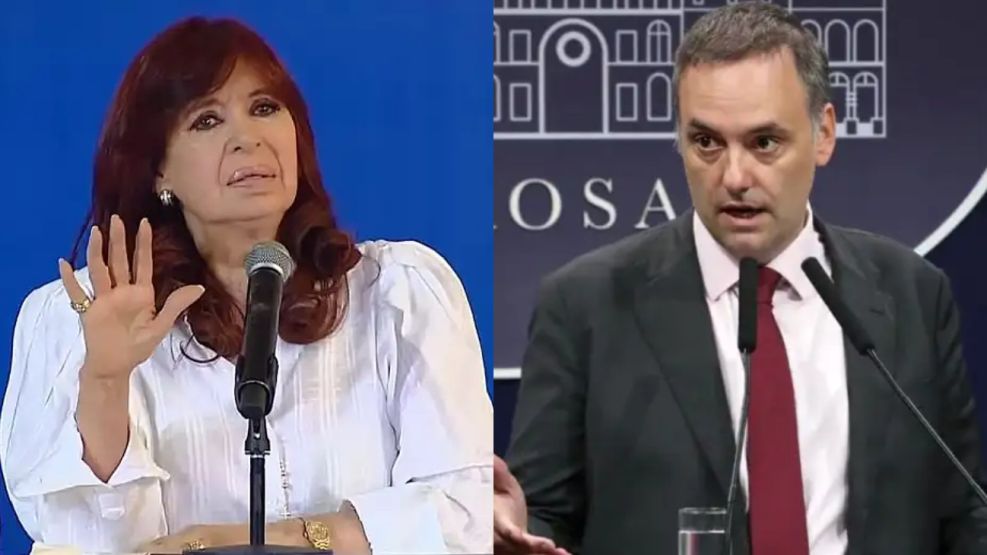 Cristina Kirchner - Manuel Adorni
