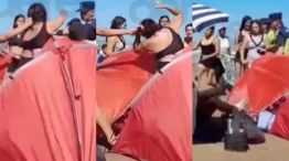 Pelea en las playas de Santa Teresita 20250203