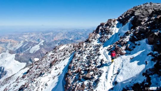 Murió un andinista polaco a 300 metros de distancia de la cumbre del Aconcagua