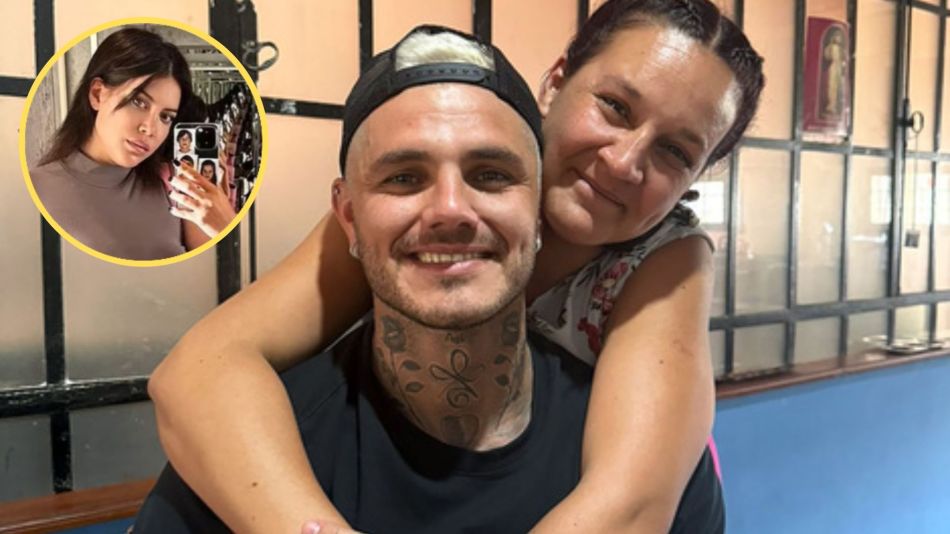 Aldana y Mauro Icardi