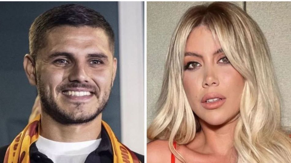 Mauro Icardi y Wanda Nara