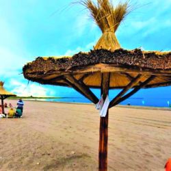 En la costa argentina también hay playas tranquilas para desconectar.
