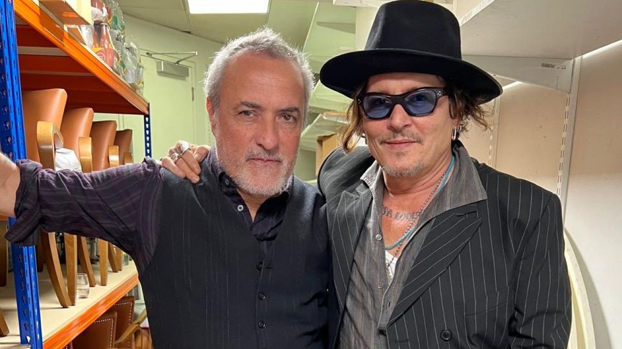 Johnny Depp y Corcho Rodriguez | Foto:CEDOC