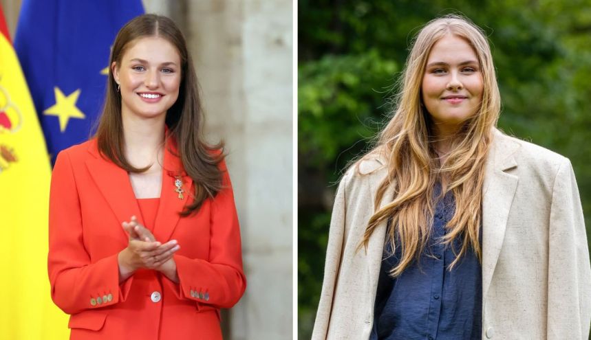 Princesa Leonor y Amalia de Holanda