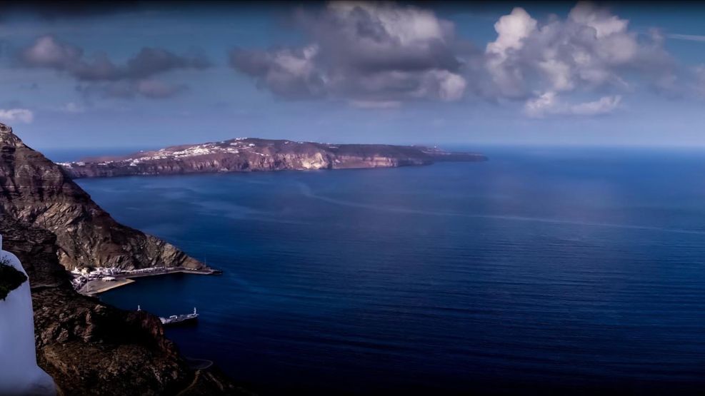 Caldera o Volcán Santorini