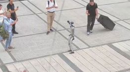 Robot humanoide en Puerto Madero