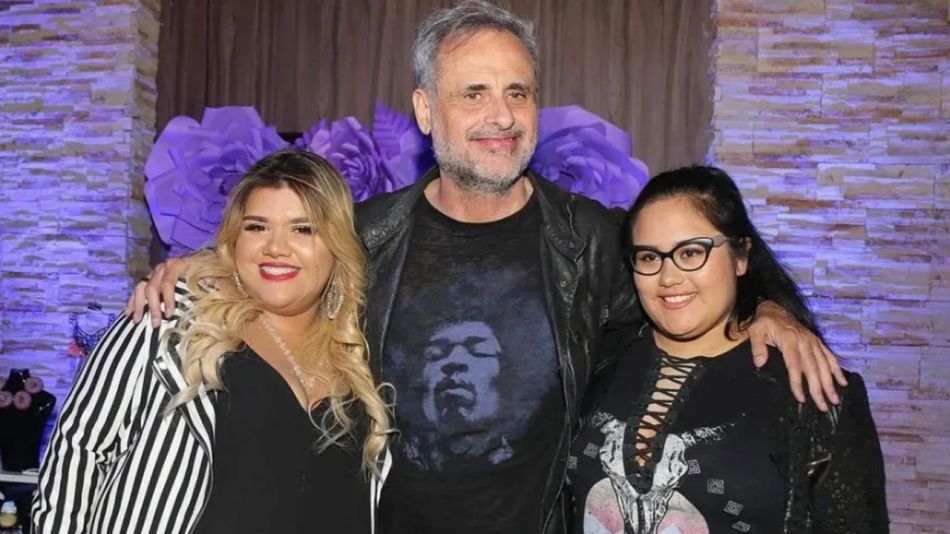 Jorge Rial y sus hijas