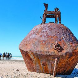 El programa Moro Famoso comienza atravesando potreros para alcanzar el mar.