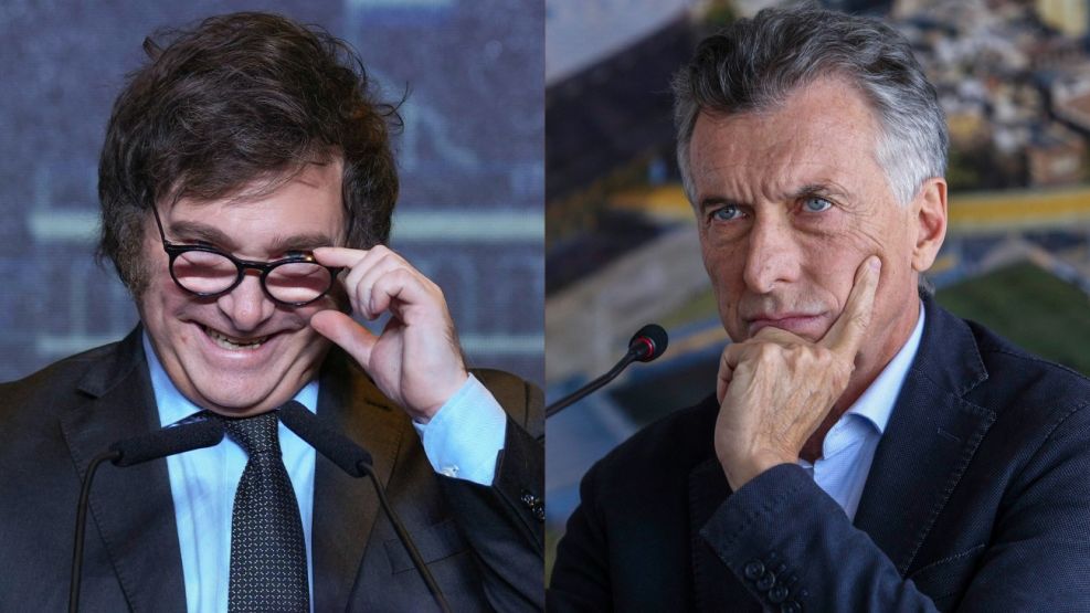 Javier Milei y Mauricio Macri 20250206