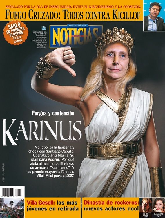 La tapa de NOTICIAS | Foto:Cedoc