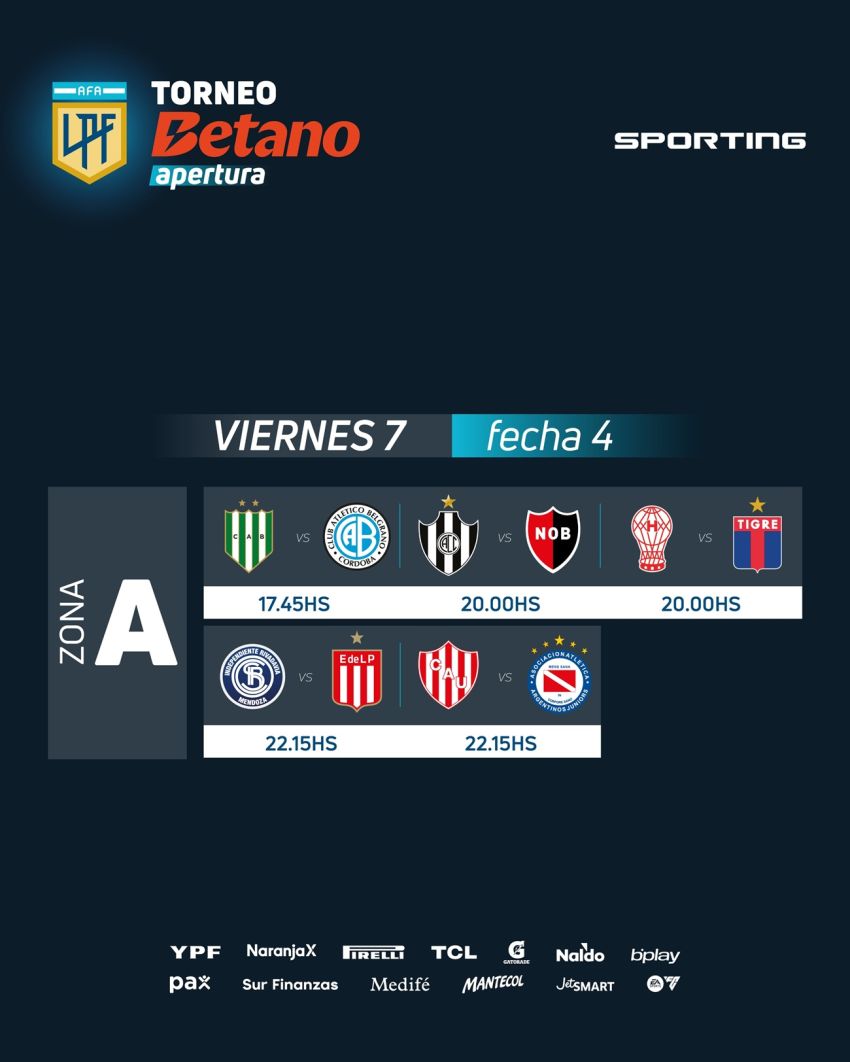 La programación del viernes