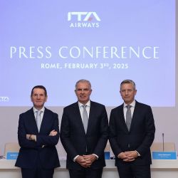 Las flamantes cabezas de ITA Airways.