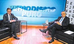 El expresidente Alberto Fernández en la entrevista con Jorge Fontevecchia.