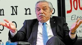 El expresidente Alberto Fernández en la entrevista con Jorge Fontevecchia.