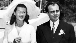 Rita Hayworth y el príncipe Alí Khan
