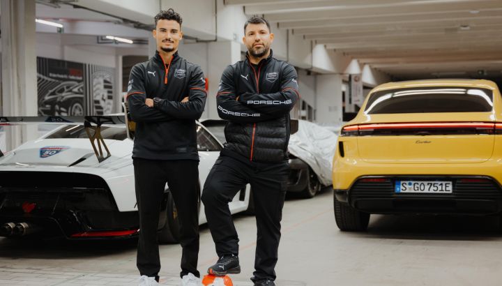 El Kun Agüero será piloto de Porsche