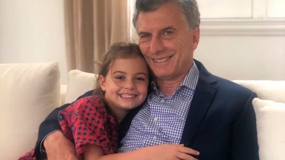 Mauricio Macri y Antonia Macri