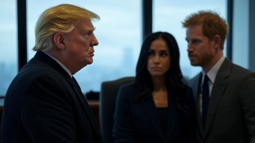 Donald Trump no deportará al príncipe Harry, pero arremetió contra Meghan Markle