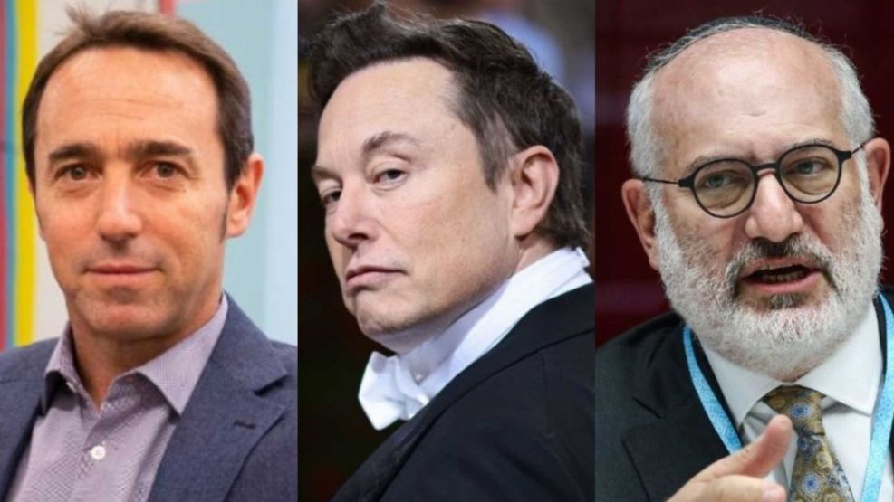 Marcos Galperín, Elon Musk y Eduardo Elsztain 20250210