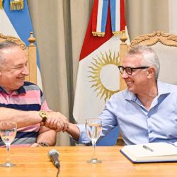 Zamora y Eduardo Accastello | Foto:CEDOC