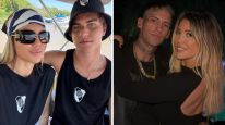 Wanda Nara, Valentino López y L-Gante