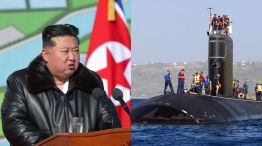 Kim Jong-un y el USS Alexandría