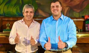Luis Caputo y el Gordo Dan