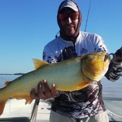 Debido a la época del año, baja mucho sedimento de los ríos Bermejo y Paraguay, lo que genera aguas oscuras y anula la pesca con artificiales.