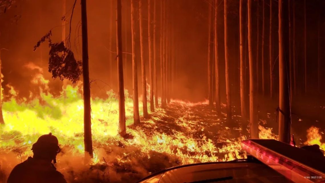 Fires in Corrientes.