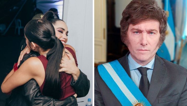 Lali Espósito respaldó a María Becerra tras el polémico meme de Javier Milei