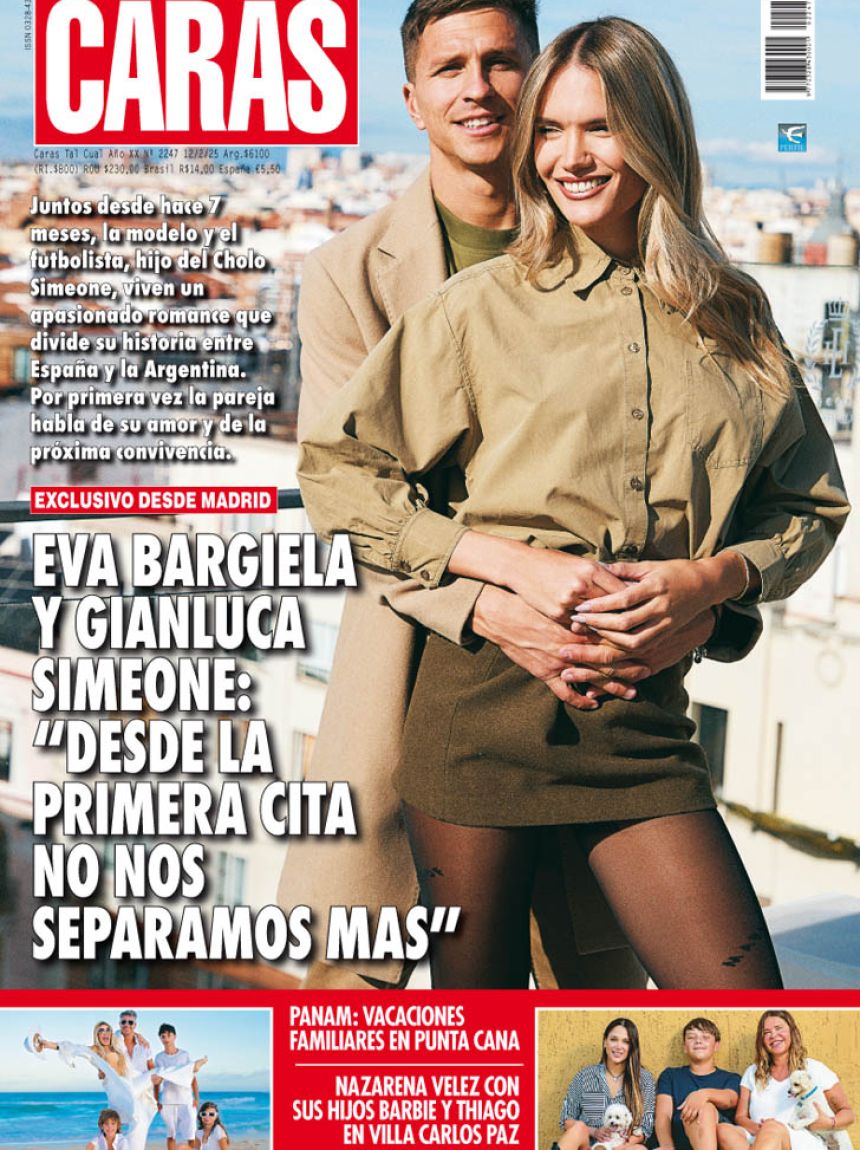 Exclusivo desde Madrid Eva Bargiela y Gianluca Simeone: "Desde la primera cita no nos separamos más"