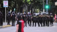 Represión en el estadio de Newell´s