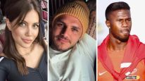 Wanda Nara, Mauro Icardi y Keita Baldé