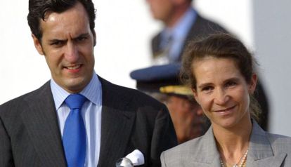 Jaime de Marichalar y la infanta Elena