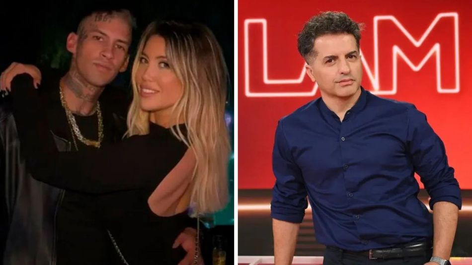 Ángel de Brito adelantó el lanzamiento de la nueva canción de Wanda Nara y L-Gante