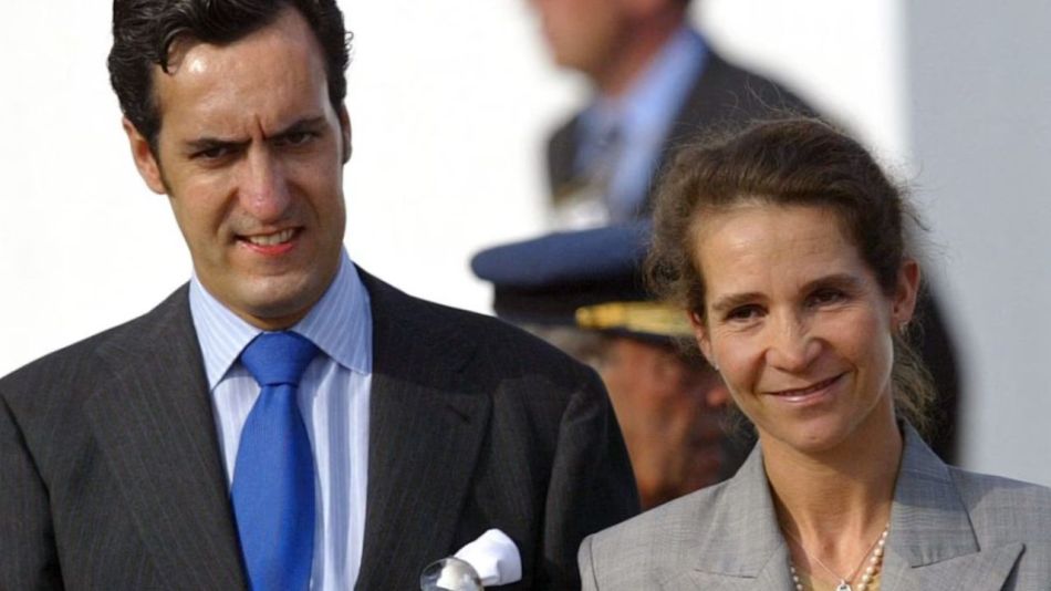 Jaime de Marichalar y la infanta Elena