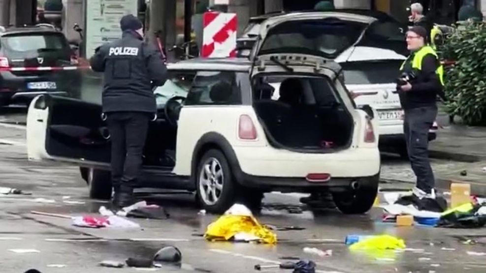 Alemania atropelló a más de 20 personas en una protesta