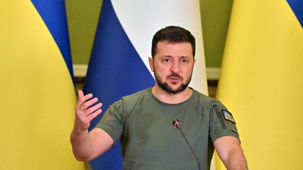 Volodymyr Zelensky, presidente de Ucrania