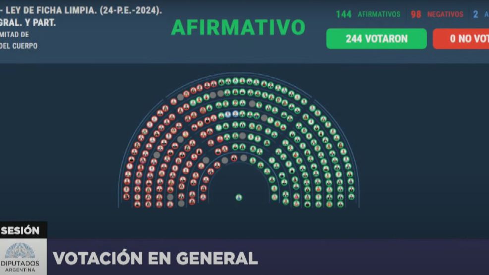 Votación Ficha Limpia en Diputados